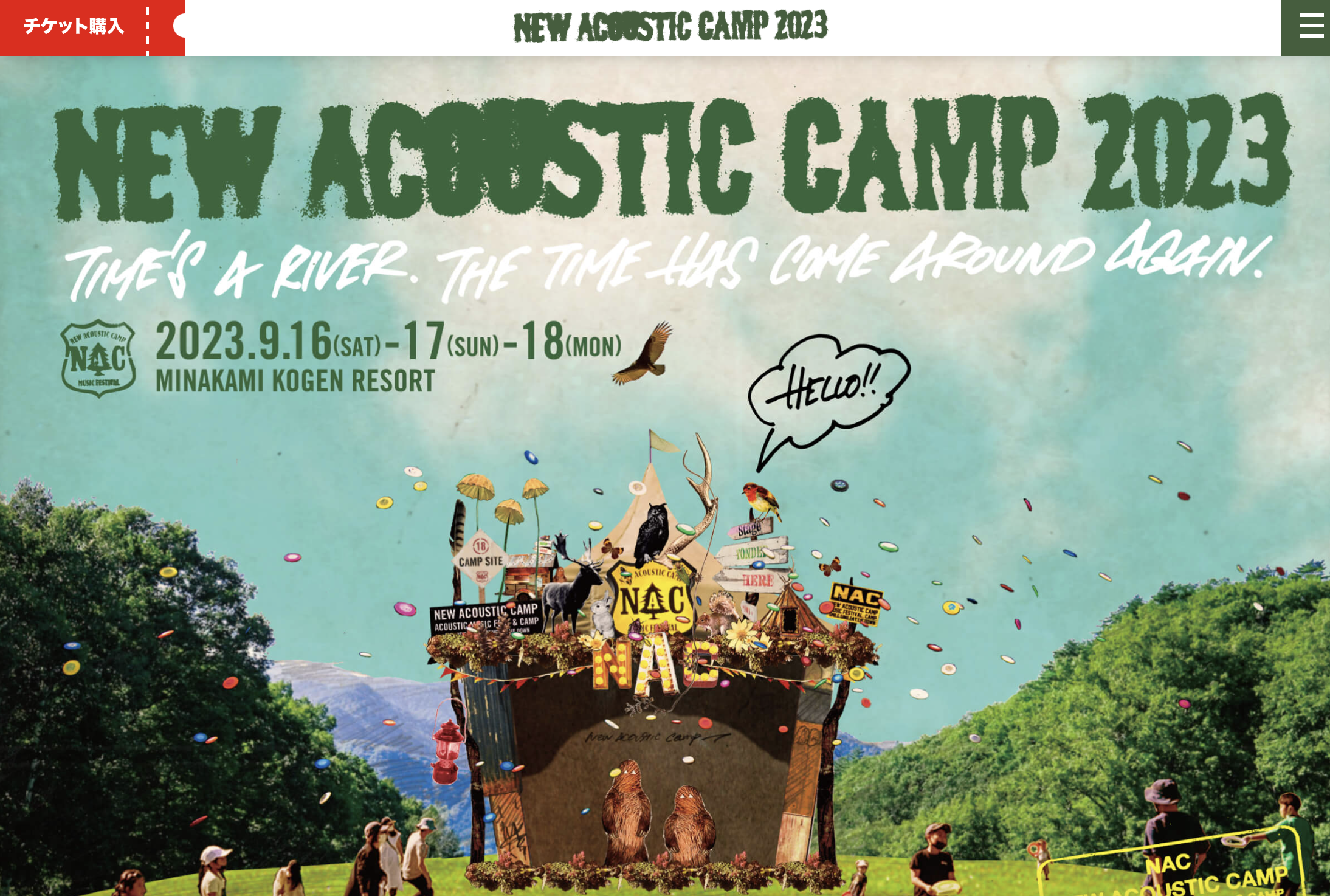 New Acoustic Camp 2023 / WEB、SNS、PR、OFFICIAL BAR
