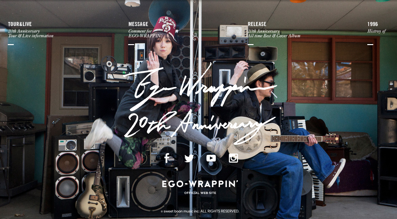 EGO-WRAPPIN’ 20th / Web